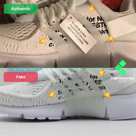 nike off white presto fake vs real|How To Spot Fake Off.